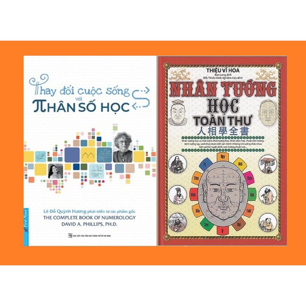 Combo Sách - Thay đổi cuộc sống với nhân số học + Nhân tướng học toàn thư - nguyetlinhbook