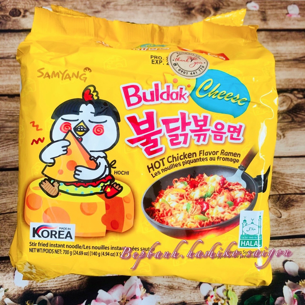 LỐC 5 GÓI MÌ SAMYANG PHÔ MAI