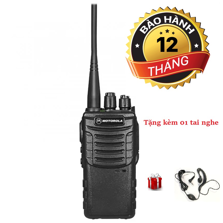 Bộ đàm Motorola chất lượng cao GP728 (Bền bỉ, nồi đồng cối đá, Bảo hành 12 tháng đổi mới)