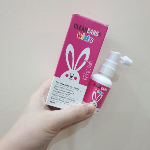 Xịt tan ráy Clean ears kids