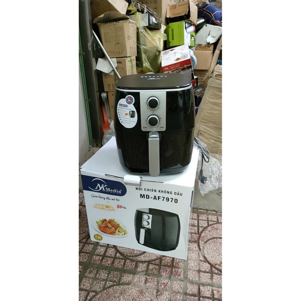 Nồi Chiên Không Dầu Nhập Khẩu Media -7 lít -MD-AF7970-Loại Bỏ 80% Lượng Mỡ Thừa-Bảo Hành 12 Tháng