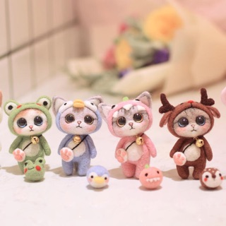 [Len chọc có hướng dẫn] Bộ kit len chọc hội mèo con 4