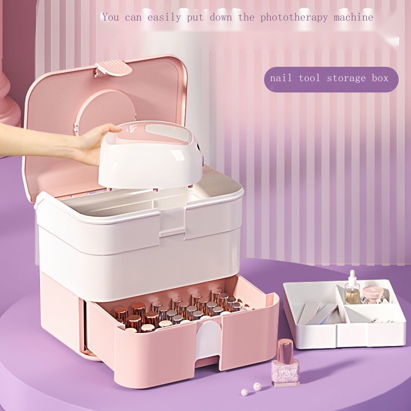 Hộp Đựng Dụng Cụ Sơn Móng Tay Cỡ Lớn Tiện Dụng