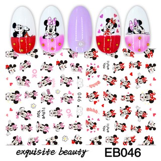 Sticker dán móng hình chuột mickey