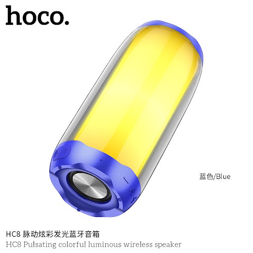 Loa Blutooth HOCO Siêu Chất , Âm Thanh  Tuyệt Đỉnh  , Đèn LED Theo Nhạc - BAỎ HÀNH CHÍNH HÃNG