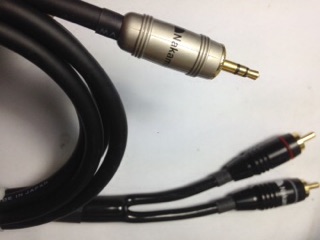 Dây 3.5 ra 2 đầu bông sen ( cable made in japan )