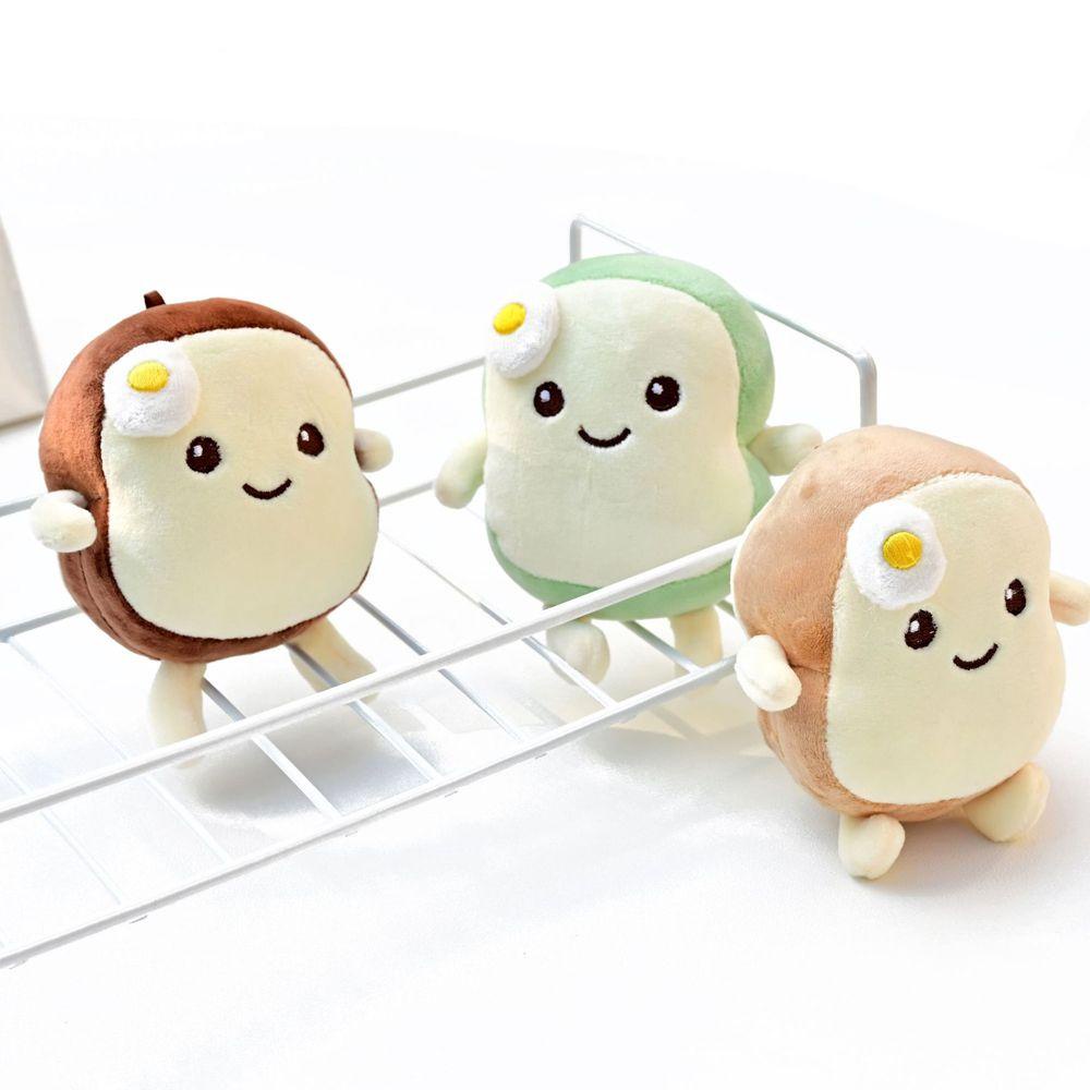 Móc Khóa Hình Bánh Mì Nướng Hoạt Hình Đáng Yêu