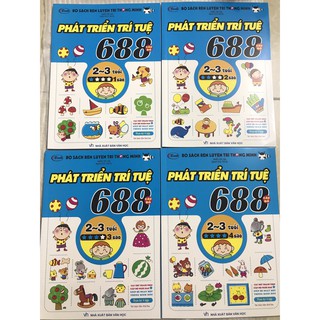 Sách lẻ, combo - 688 Câu Đố Phát Triển Trí Tuệ 2 - 3 Tuổi - Tái Bản 2019