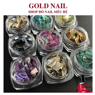 Xà cừ Nail vân đá mỏng 12 màu