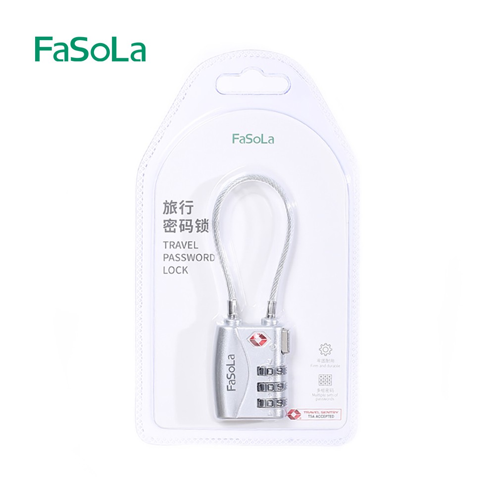 Ổ khóa du lịch chuẩn quốc tế [FASOLA] (đặc biệt quan trọng khi đi du lịch nước ngoài) FSLJY-314