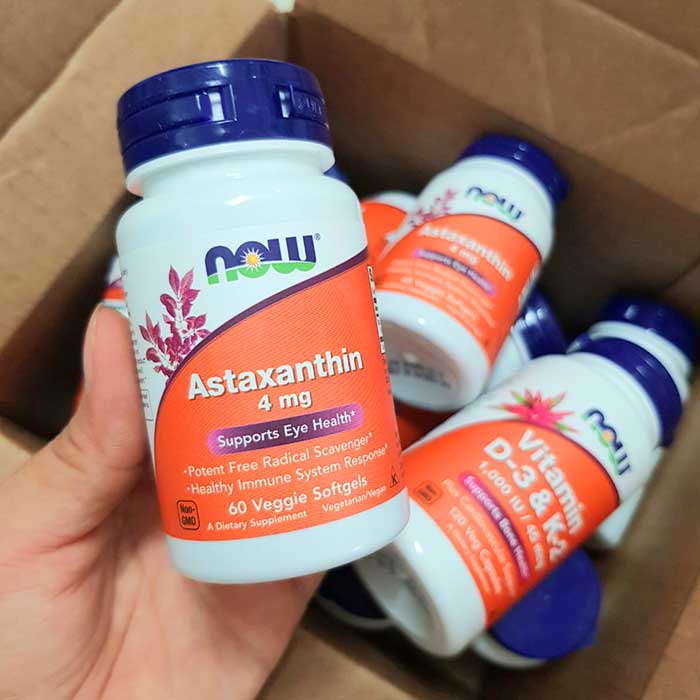 Astaxanthin | Tăng Sức Đề Kháng Now Astaxanthin   - Chính hãng The Shape