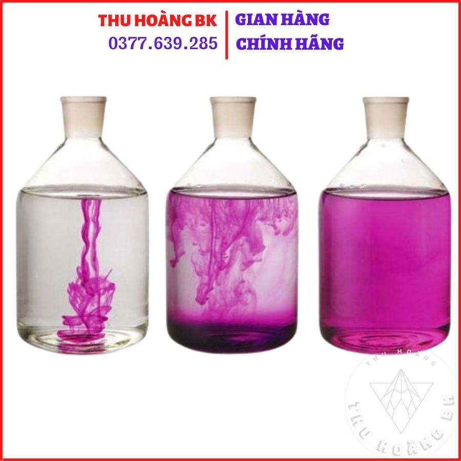 Chất chỉ thị Phenolphtalein , dung tích 500ml, dung dịch phenolphtalein , dùng để nhận biết axit bazơ