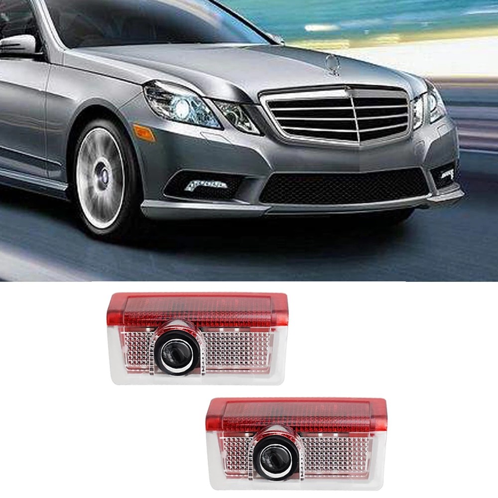 Đèn Led Laser Chiếu Logo Gắn Cửa Xe Mercedes Amg A B C E W176 W246 W205