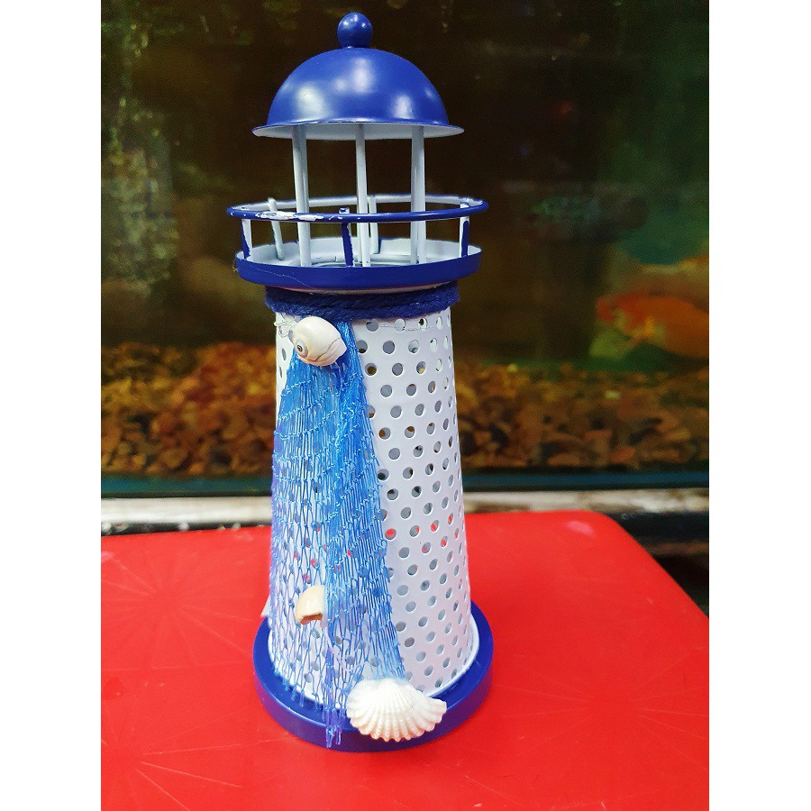 NGỌN HẢI ĐĂNG TRANG TRÍ HỒ CÁ NHÀ CỬA CAO 19CM