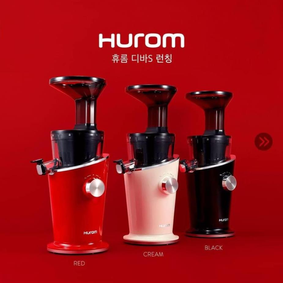 Máy ép chậm HUROM Diva S  - Máy ép chậm Hàn Quốc lực ép lớn dễ vệ sinh, Dung lượng khay chứa lớn