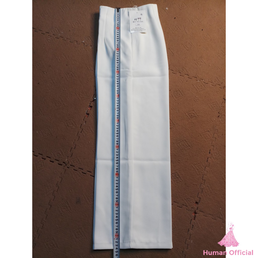 Quần Suông Nữ Human Ống Rộng Lưng Cao Gen Bụng Có Khóa Trước | BigBuy360 - bigbuy360.vn