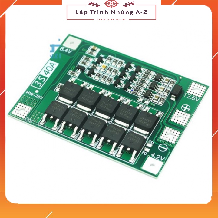 [Lập Trình Nhúng A-Z][149] Bảng Mạch Bảo Vệ Pin Lithium 11.1v 4.6v Cho Động Cơ 3s 40a Bms