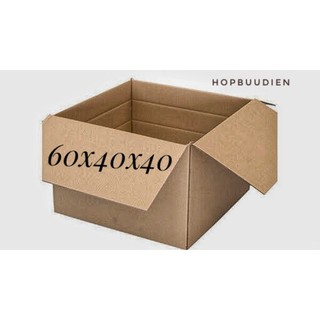 Hộp carton 60x40x40 (3 lớp)  số lượng 5 cái chuyên dùng chuyển nhà hoặc đi máy bay, HopBuuDien