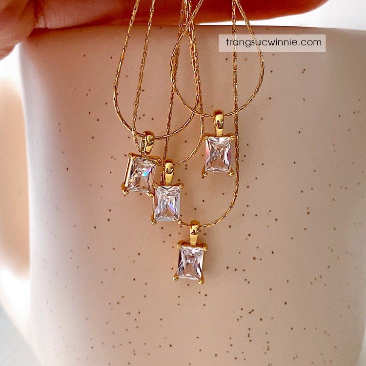 Dây chuyền nữ titan Jenny Diamond
