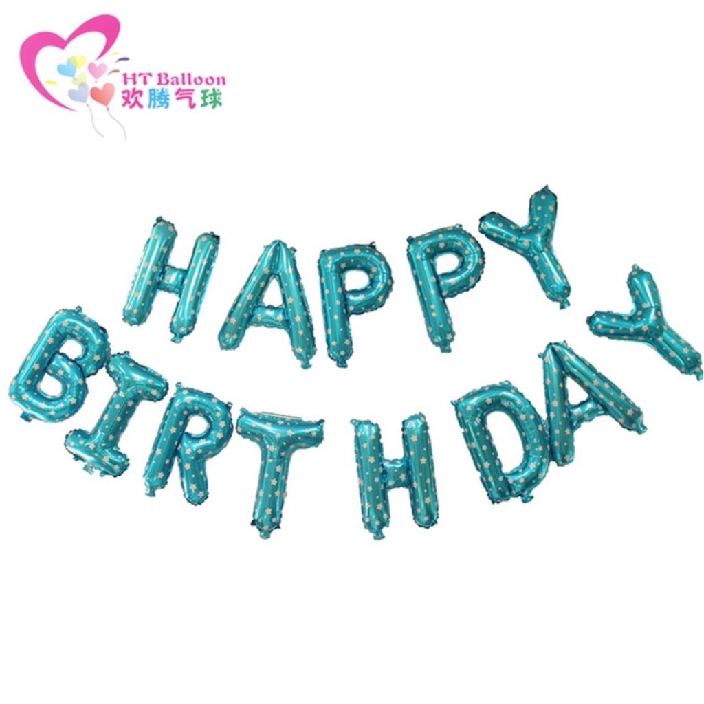trang trí tiệc sinh nhật [FREESHIP❤️] bóng chữ happy birthday