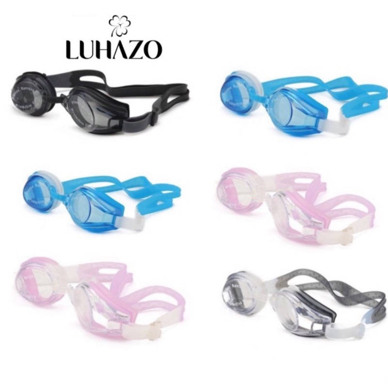 [ TẶNG NÚT TAI SILICON] Kính Bơi Cho Bé đi biển LUHAZO Xuất Khẩu Chống Nước Cho Bé Viền Silicon Chất Lượng Cao LUHAZO