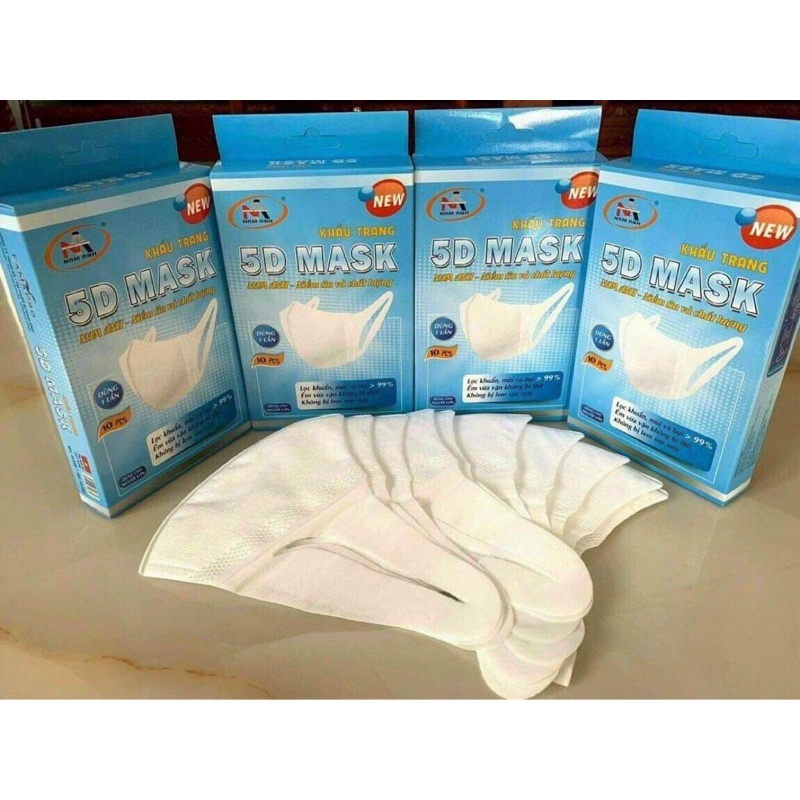 [ GIÁ SIÊU RẺ] Khẩu trang 5D , thương hiệu FAMAPRO, chính hãng công ty NAM ANH
