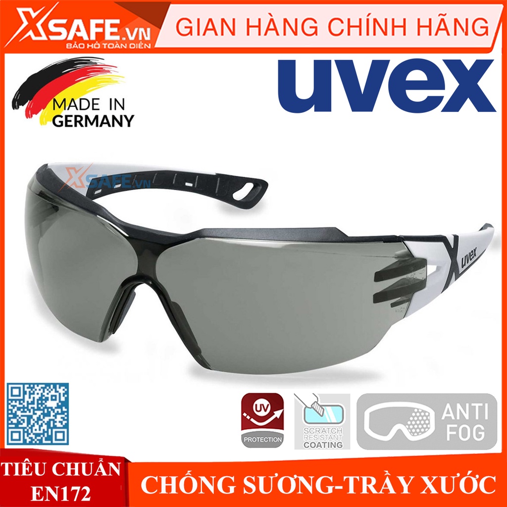 Kính bảo hộ UVEX PHEOS CX2 9198237 kính chống bụi, chống hơi nước trầy xước vượt trội, ngăn chặn tia UV, mắt kính đi xe