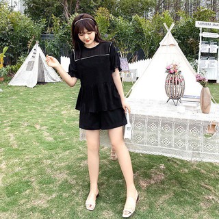 Sét đùi áo Babydoll 60_90 ký, thời trang nữ dành cho khách ngoại cỡ