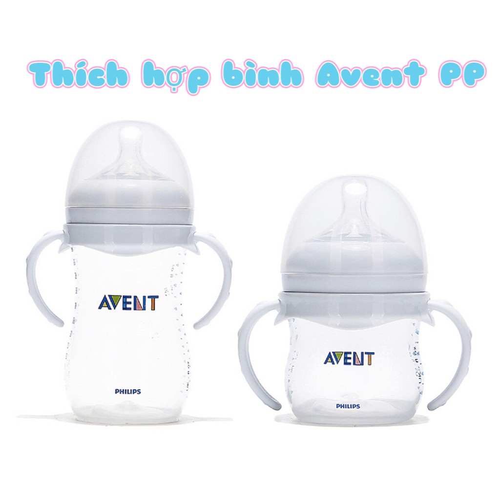 Tay Cầm Bình Sữa Philip Avent Natural Chính Hãng Nhựa PA,PP,PPSU Và Thủy Tinh Cho Bé 125/260/330ML