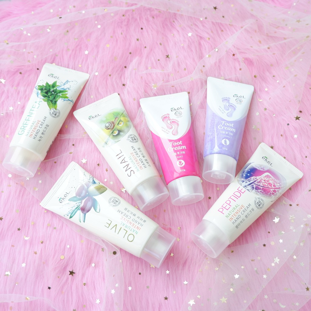 Kem dưỡng da tay - chân EKEL chiết xuất từ thiên nhiên, giữ ẩm làm mềm mịn da hàng chính hãng 100ML NPP Shoptido | BigBuy360 - bigbuy360.vn