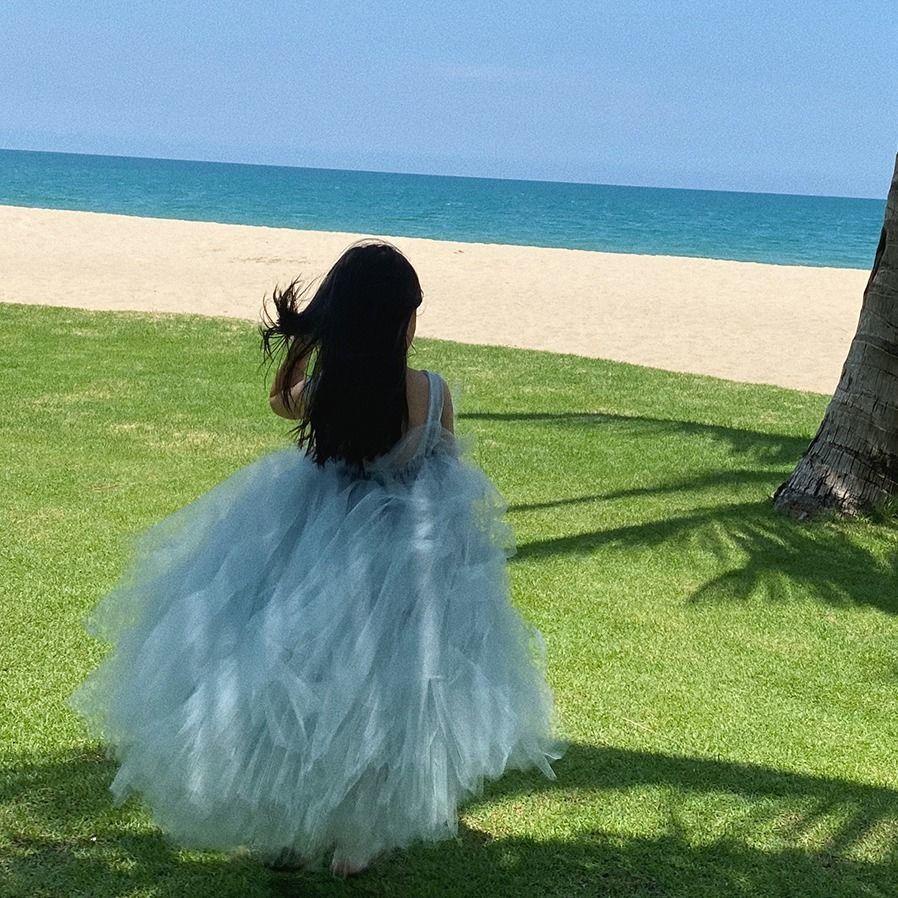 Disney Đầm Công Chúa Lolita Phong Cách Phương Tây Thời Trang Mùa Hè Cho Bé Gái