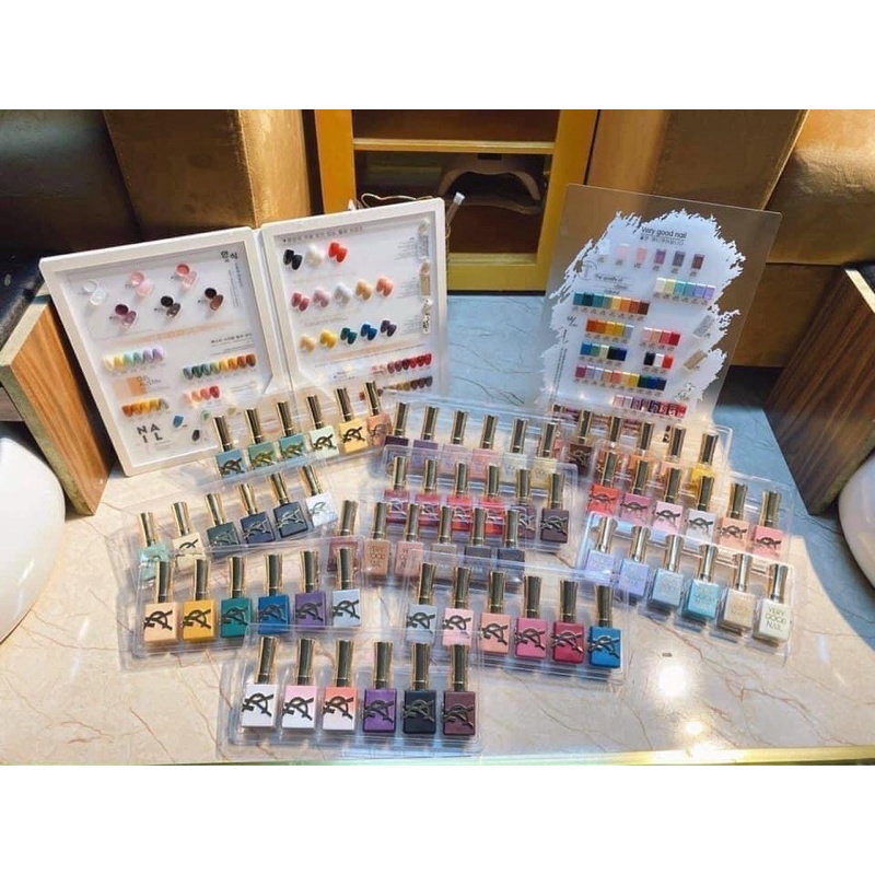 sét sơn gel very good nail 68 chai [ CHÍNH HÃNG ] “tặng kèm base top + 2 bảng màu”
