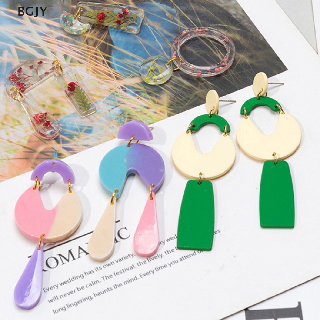 BGJY Silicone Earring Pendant Jewelry Mold Resin Casting Mould Tool DIY Epoxy Making NEW