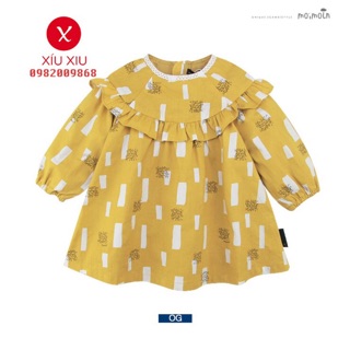 [Size 120] Váy đầm xoè Thu Vàng xuất Hàn cho Bé Gái hiệu Moimoln