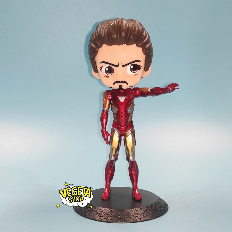 Mô hình Marvel Avengers DC - Q Posket - Iron man Tony Stark - Spider man Peter Parker - Cao 15cm - Fullbox