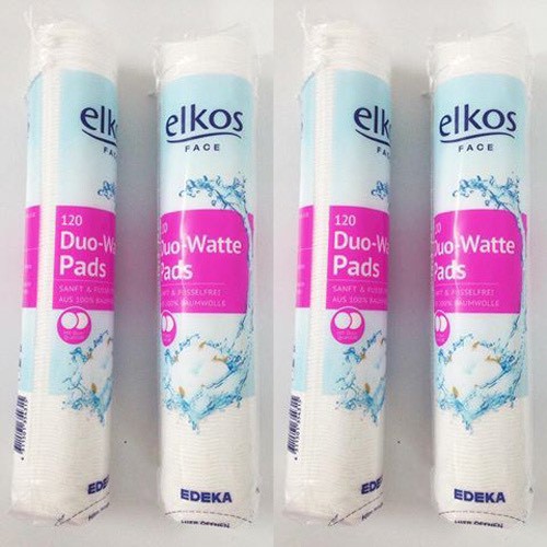 Bông tẩy trang Đức Elkos [140 miếng]