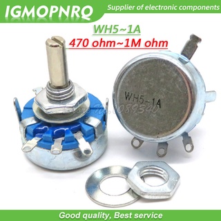 Bộ 2 chiết áp tròn wh5-1a 1k 2k 10k 47k 4k7 470r 100k 470k 220k 1k5 22k 1m ohm 3 chế độ wh5