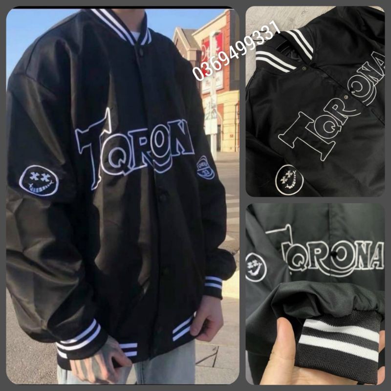 Áo Khoác Dù Nam Nữ Kiểu Bomber Unisex Form Rộng TQRONA