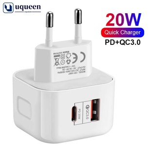 Củ sạc nhanh loại c 20w 3.0 qc pd 20w usb-c cho iphone 12 a7e6