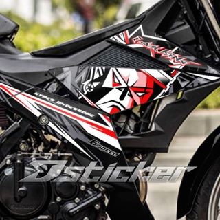 Tem King Drag Satria ( Raider ) rời xe đen