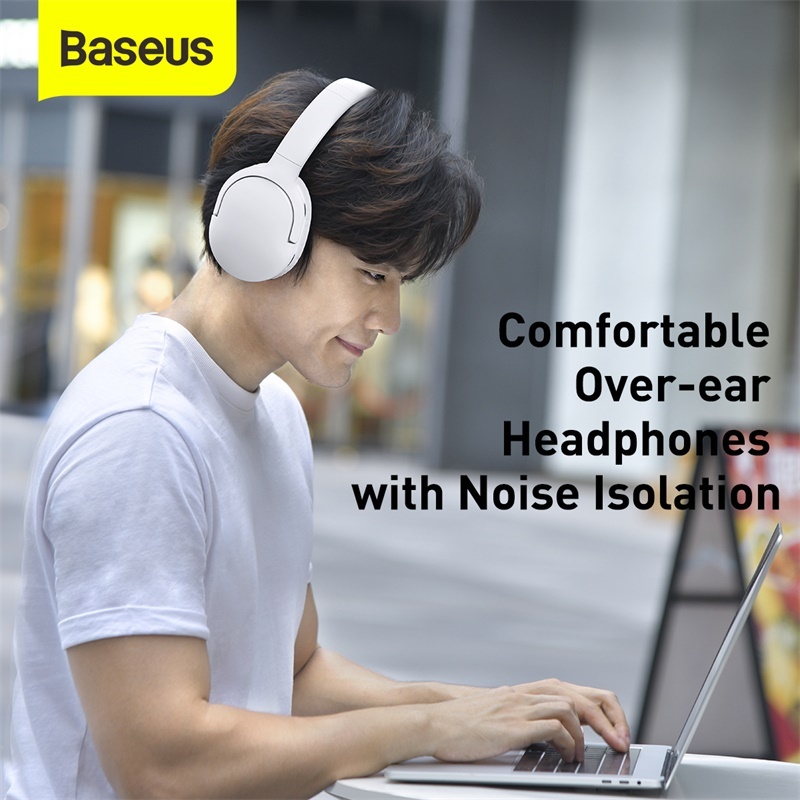 Tai Nghe Bluetooth 5.0 Không Dây Baseus D02 Pro Tạo Hiệu Ứng Âm Thanh Tự Nhiên Cho IPhone Tablet Laptop