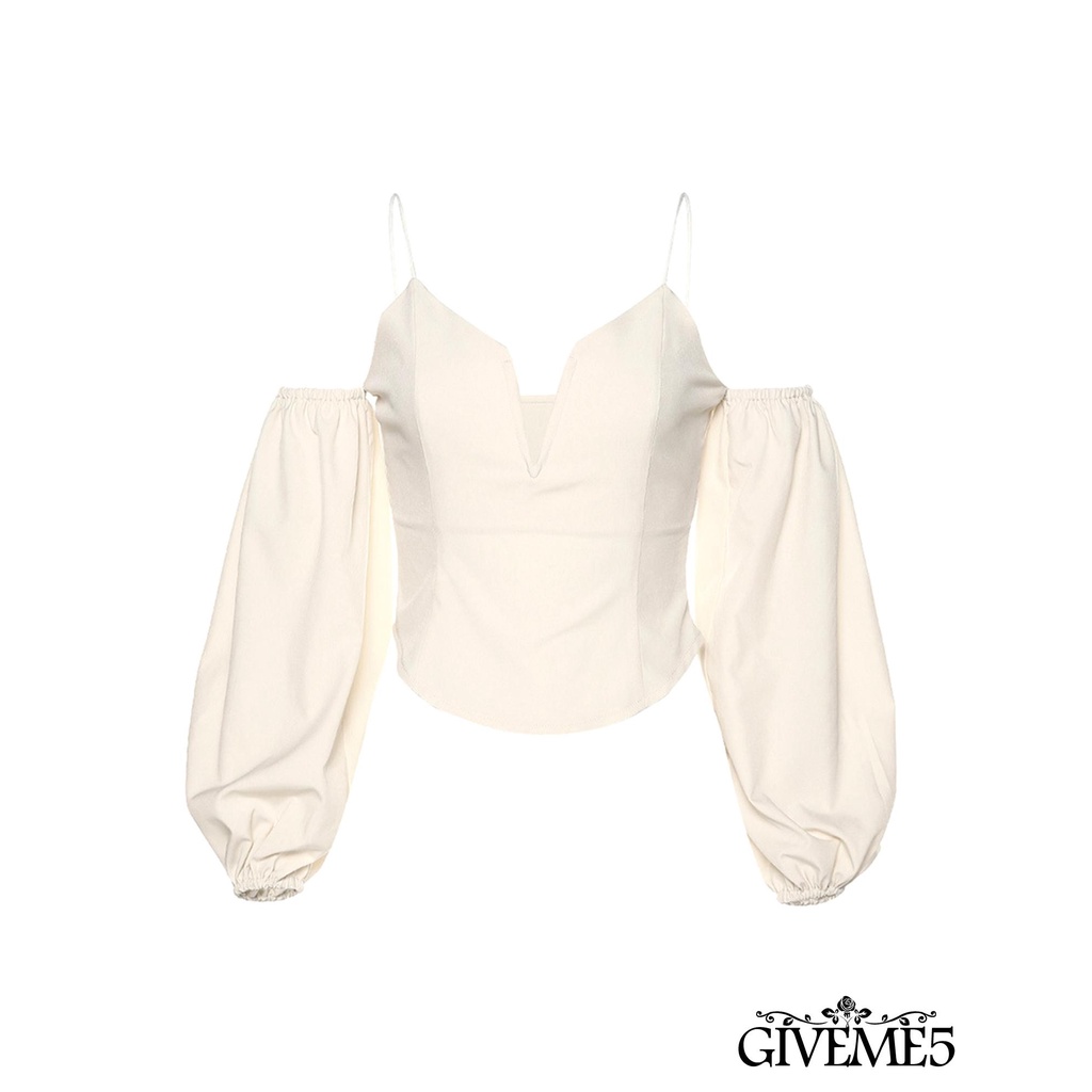 Áo Quây Croptop Hai Dây Cổ Tim Thiết Kế Tay Lửng Quyến Rũ Cho Nữ