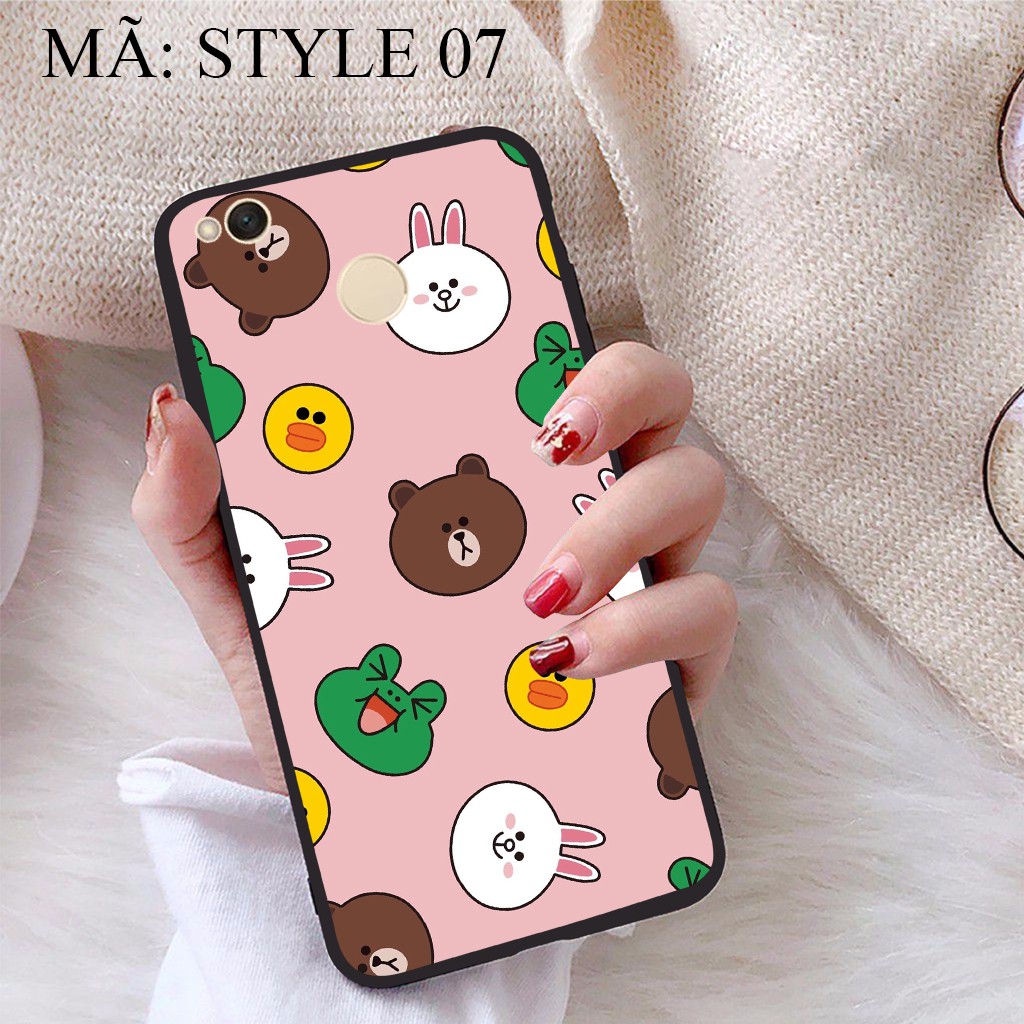 Ốp lưng Xiaomi Redmi 4x viền dẻo TPU BST Phong cách