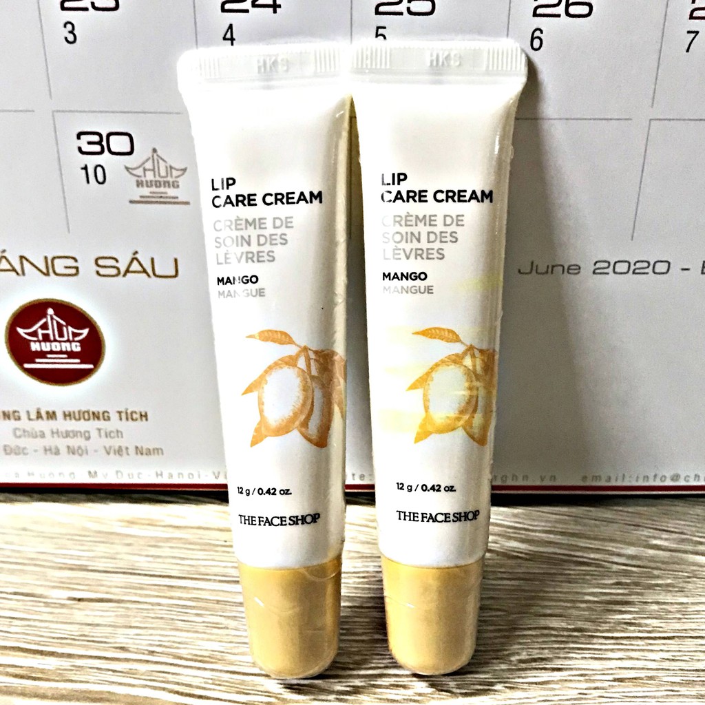 Dưỡng Môi The Face Shop - Son dưỡng môi làm mềm môi THEFACESHOP LIP CARE CREAM 12g