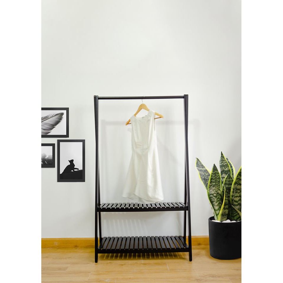[HÀNG LOẠI A] GIÁ TREO QUẦN ÁO GỖ THÔNG CHỮ A 2 TẦNG HÀN QUỐC SIZE 86 - A HANGER 2F | BigBuy360 - bigbuy360.vn