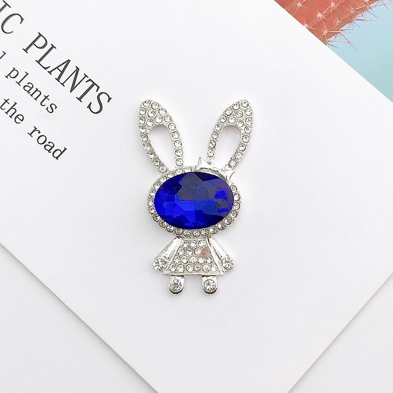 1 Giày Sandal Đế Xuồng Đính Đá Kim Cương Hình Thỏ Thời Trang Cho Nữ