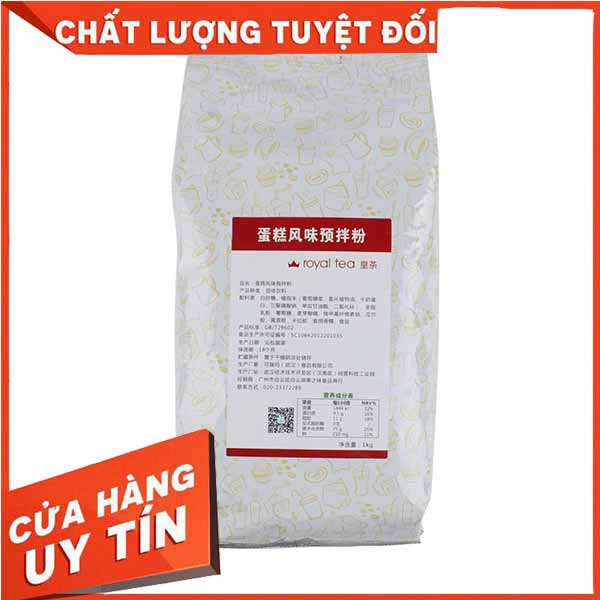 Bột Cake Cream Royal Tea - Chuyên Dụng Cho Quán Trà Sữa Gói 1KG