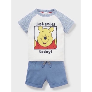 Set 2 bộ cộc gấu poo bé trai