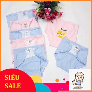 Quần Đóng Bỉm Chất Liệu Cotton  Baby Leo Cho Bé,Quần Dán Tã Giấy Tấm Lót Cho Bé Sơ Sinh Bonmart.vn