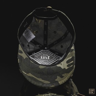 Nón INF Camo Thêu Chữ 
